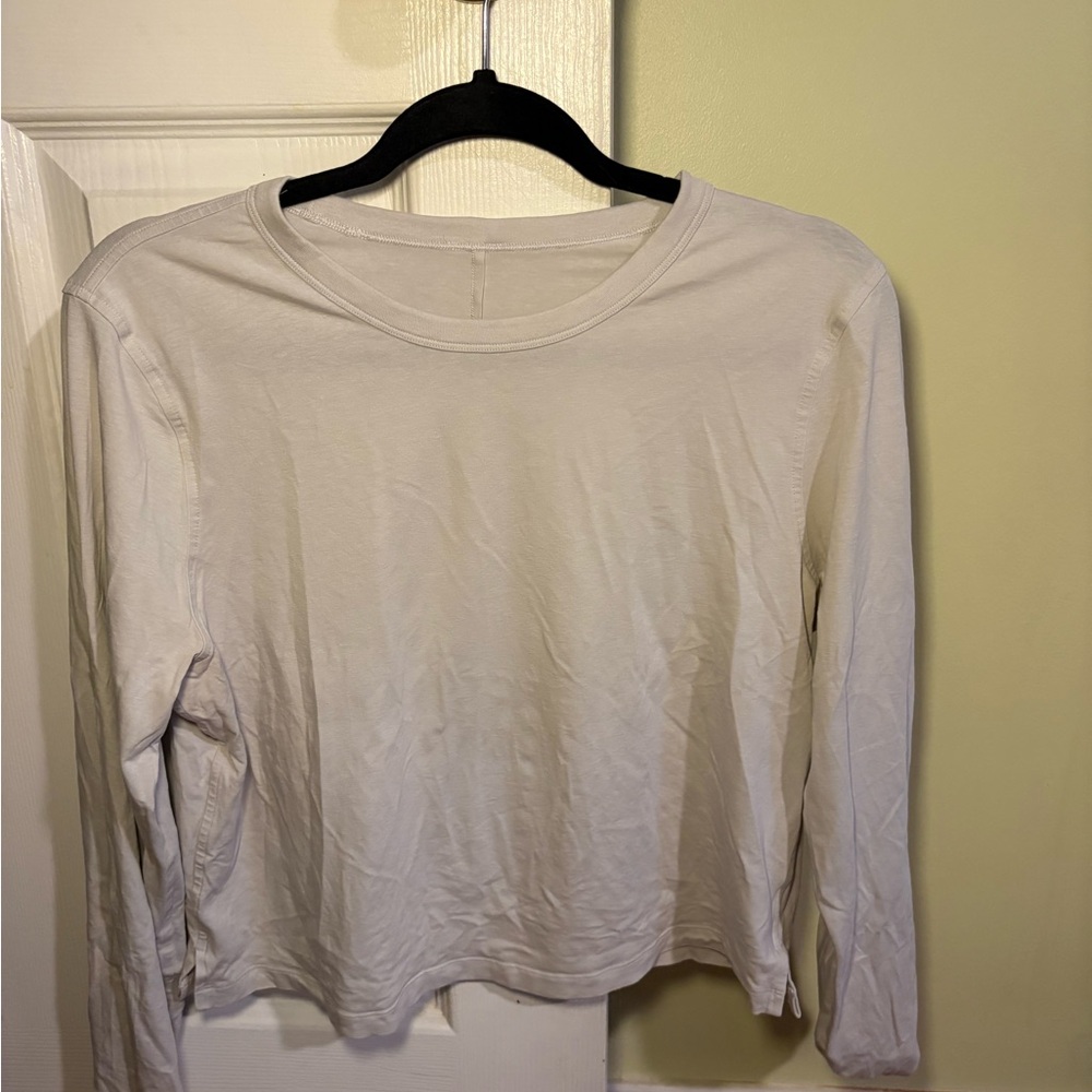 Lululemon Classic Fit  Cotton Blend Long Sleeve